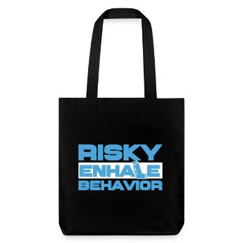 Asthme Asthme Comportement à risque Enhale - Tote bag épais recyclé Stanley/Stella - noir - Devant