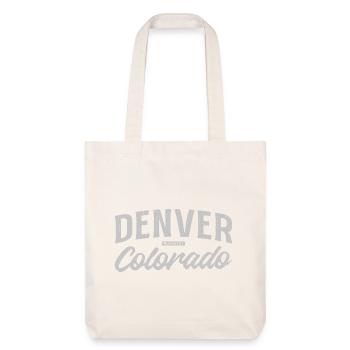 Vintage Denver Colorado - Stanley/Stella Heavyweight Recycled Tote Bag - natural white - Front