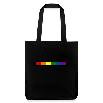 Lgbt - Stanley/Stella recycelter Heavyweight Stoffbeutel - Schwarz - Vorne