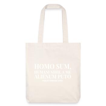 T-shirt Homo sum humani nihil a me alienum puto - Stanley/Stella Heavyweight Recycled Tote Bag - natural white - Front