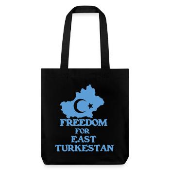 Freedom East Turkestan - Tote bag épais recyclé Stanley/Stella - noir - Devant
