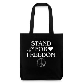 Défendez la liberté - Tote bag épais recyclé Stanley/Stella - noir - Devant