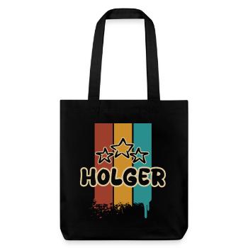 Holger Holger - Tote bag épais recyclé Stanley/Stella - noir - Devant