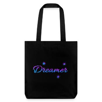 Dreamer - Stanley/Stella recycelter Heavyweight Stoffbeutel - Schwarz - Vorne