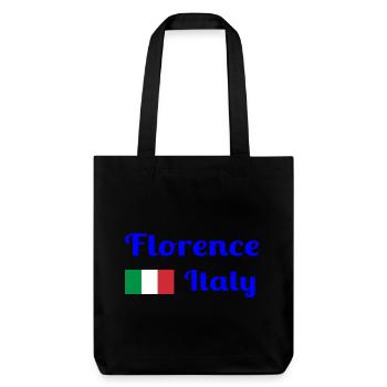 Florence, Italie - Imprimés élégants - Tote bag épais recyclé Stanley/Stella - noir - Devant