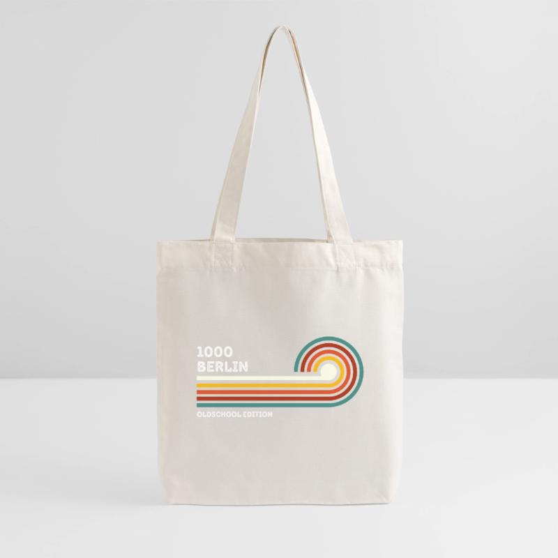 Berlin Chemise Rétro Code Postal 1000 Code Postal Souvenir Tote bag épais recyclé Stanley/Stella