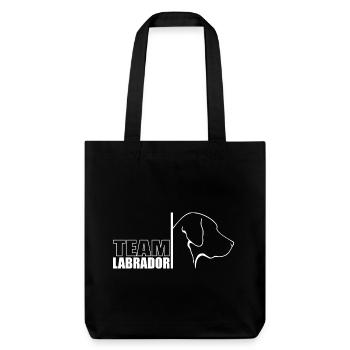 TEAM Labrador Dog Dog Labbi Wilsigns - Stanley/Stella Heavyweight Recycled Tote Bag - black - Front