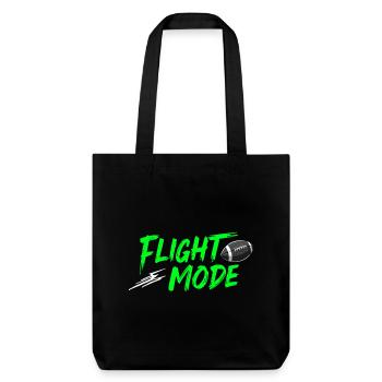 Mode de vol – Puissance du ballon de football activée - Tote bag épais recyclé Stanley/Stella - noir - Devant