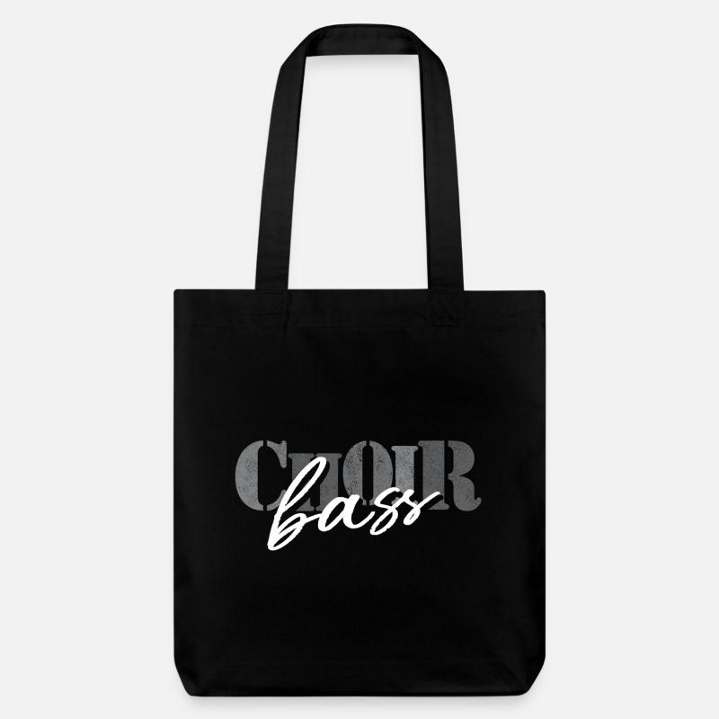 Chorale - Chanteuse basse - Tote bag épais recyclé Stanley/Stella - noir