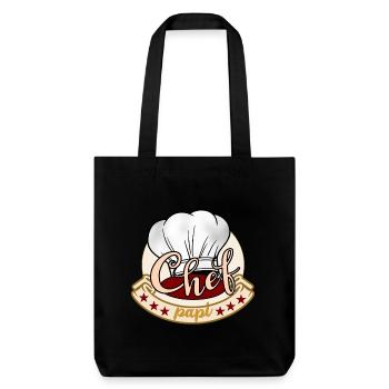 Grandpa Chef - Stanley/Stella Heavyweight Recycled Tote Bag - black - Front