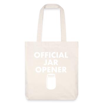 Ouvre-bocal officiel - Tote bag épais recyclé Stanley/Stella - blanc cassé - Devant