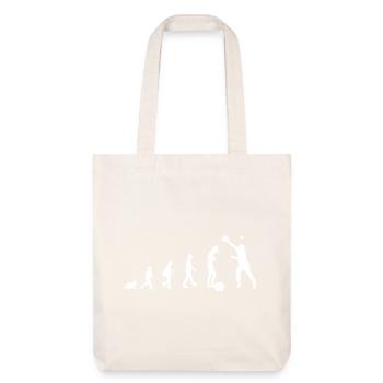 Évolution du bébé au joueur de baseball / sport - Tote bag épais recyclé Stanley/Stella - blanc cassé - Devant