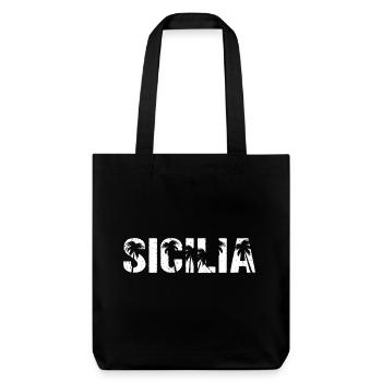 Sicilia Palm Islands Sicile - Tote bag épais recyclé Stanley/Stella - noir - Devant