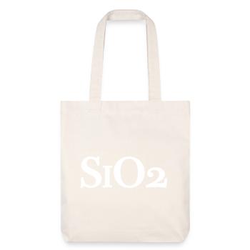SiO2 - Quartz Chemical Formula Silicon Dioxide - Stanley/Stella Heavyweight Recycled Tote Bag - natural white - Front