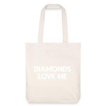 Diamonds Diamond Love Jewelry Ring Woman Gift - Stanley/Stella Heavyweight Recycled Tote Bag - natural white - Front