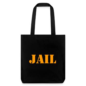 County Jail - Jail - Jail - Prisoner - Stanley/Stella Heavyweight Recycled Tote Bag - black - Front