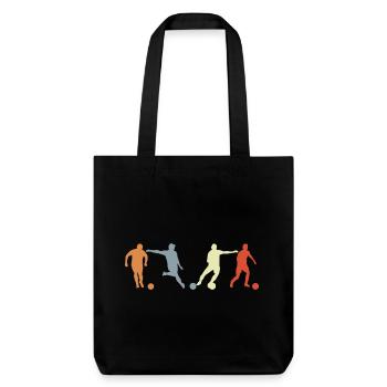 Soccer Player Drawing - Stanley/Stella Heavyweight Recycled Tote Bag - black - Front