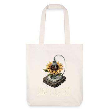 Unplugged Flower - Stanley/Stella Heavyweight Recycled Tote Bag - natural white - Front