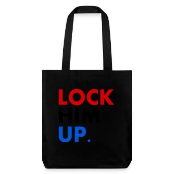 Lock him up - Tote bag épais recyclé Stanley/Stella - noir - Devant