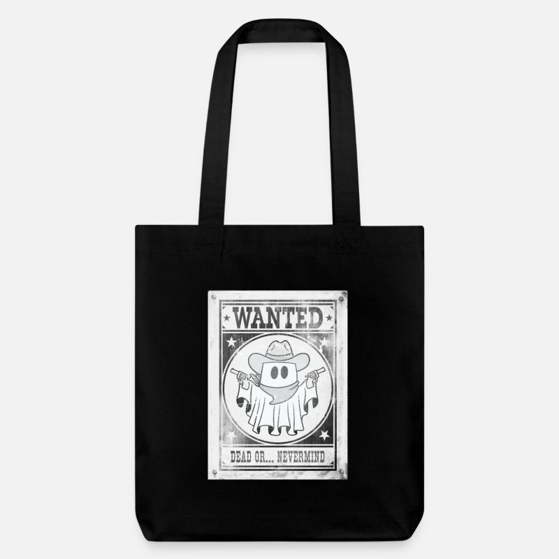 Halloween / Outlaw Phantom - Stanley/Stella recycelter Heavyweight Stoffbeutel - Schwarz