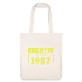 Painter 1987 - Stanley/Stella Heavyweight Recycled Tote Bag - natural white - Front