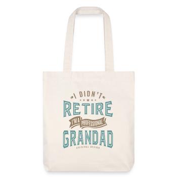 Professional Grandad - Stanley/Stella Heavyweight Recycled Tote Bag - natural white - Front