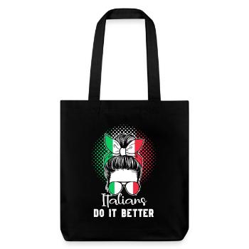 Italian Italian Gift Idea Humor - Stanley/Stella Heavyweight Recycled Tote Bag - black - Front