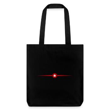 Star Line Badge - Stanley/Stella Heavyweight Recycled Tote Bag - black - Front