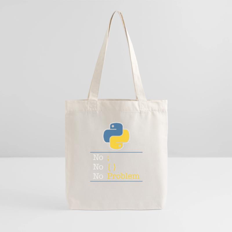 Python no problem Stanley/Stella recycelter Heavyweight Stoffbeutel