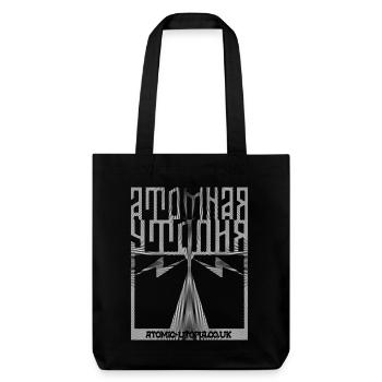 Atomic Utopia - Grey Line Promo - Stanley/Stella Heavyweight Recycled Tote Bag - black - Front