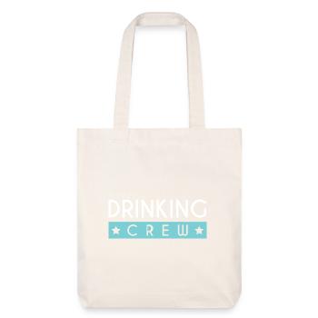 Drinking Crew - Stanley/Stella recycelter Heavyweight Stoffbeutel - Naturweiß - Vorne