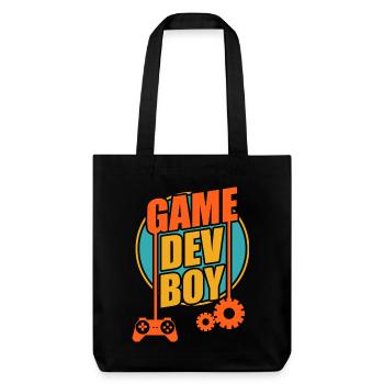 Game Developer Boy - Stanley/Stella Heavyweight Recycled Tote Bag - black - Front