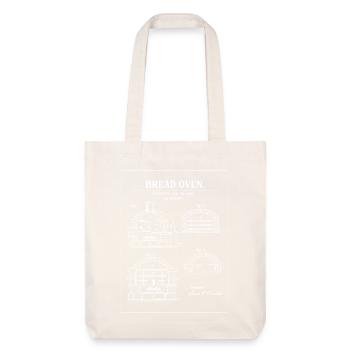 Bread Oven Blueprint Design - Stanley/Stella Heavyweight Recycled Tote Bag - natural white - Front