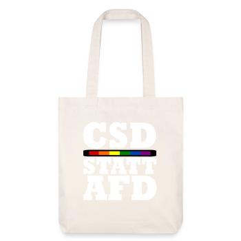 Csd au lieu d’afd - Tote bag épais recyclé Stanley/Stella - blanc cassé - Devant