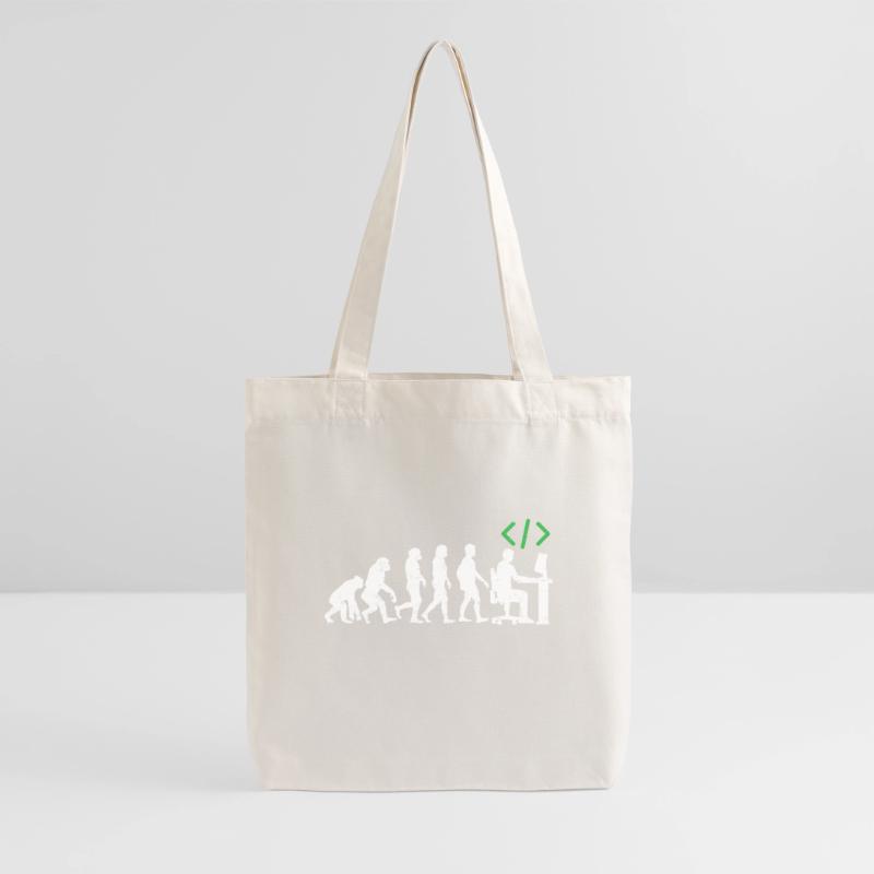Les programmeurs codeur cadeau évolution java c ++ Tote bag épais recyclé Stanley/Stella