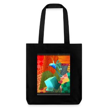 Flight of Fancy - Stanley/Stella Heavyweight Recycled Tote Bag - black - Front