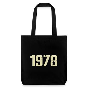 Jubilé 1978 - Tote bag épais recyclé Stanley/Stella - noir - Devant