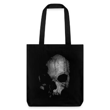 Tête de mort - Tote bag épais recyclé Stanley/Stella - noir - Devant