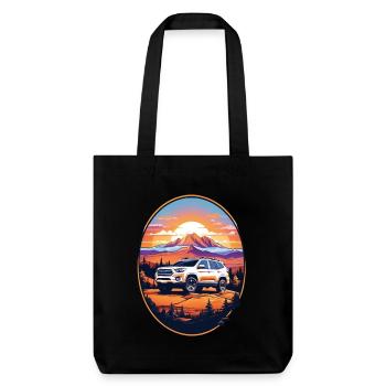 Véhicule tout-terrain 4x4 - Tote bag épais recyclé Stanley/Stella - noir - Devant