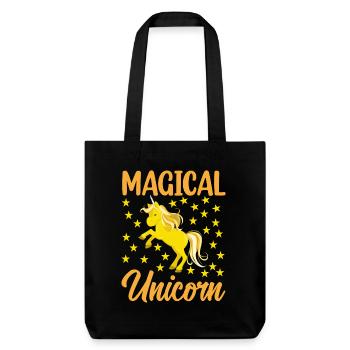 Licorne Magique - Tote bag épais recyclé Stanley/Stella - noir - Devant