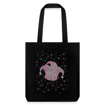 Confettis Jeck Hat Costume de Carnaval - Tote bag épais recyclé Stanley/Stella - noir - Devant