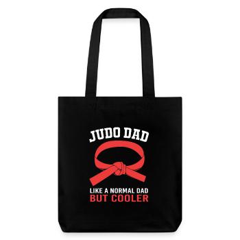 Judo Papa Père - Tote bag épais recyclé Stanley/Stella - noir - Devant