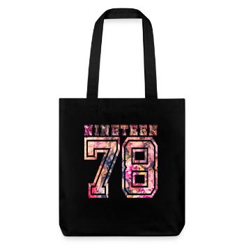 NINETEEN 1978 B - Stanley/Stella Heavyweight Recycled Tote Bag - black - Front