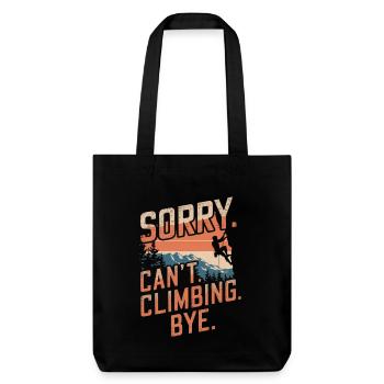 Climbing Free Climbing Rock Climbing Saying - Stanley/Stella Heavyweight Recycled Tote Bag - black - Front