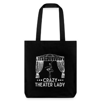 Théâtre Théâtre Crazy Theater Lady Acteur Conception musicale - Tote bag épais recyclé Stanley/Stella - noir - Devant