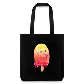 Ice lolly watercolor - Stanley/Stella Heavyweight Recycled Tote Bag - black - Front