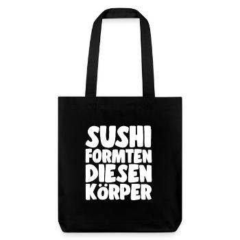 Sushi lovers sushi shaped this body - Stanley/Stella Heavyweight Recycled Tote Bag - black - Front