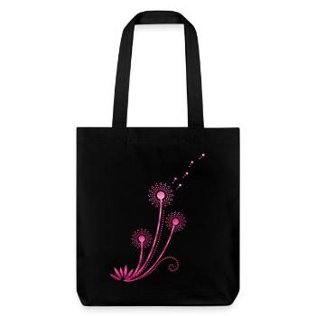 Pissenlit, Blowball, été, printemps, fleurs - Tote bag épais recyclé Stanley/Stella - noir - Devant