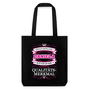Quality feature Daniela simply first-class - Stanley/Stella Heavyweight Recycled Tote Bag - black - Front