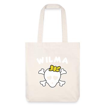 Pirate Wilma Design pour les filles et les femmes - Tote bag épais recyclé Stanley/Stella - blanc cassé - Devant